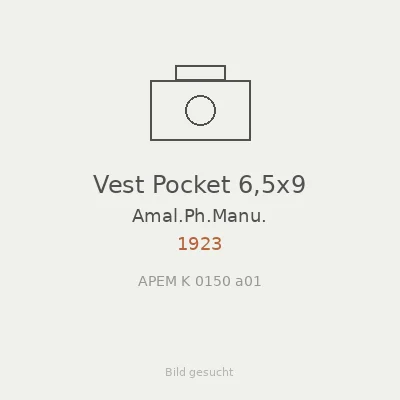 Vest Pocket 6,5x9