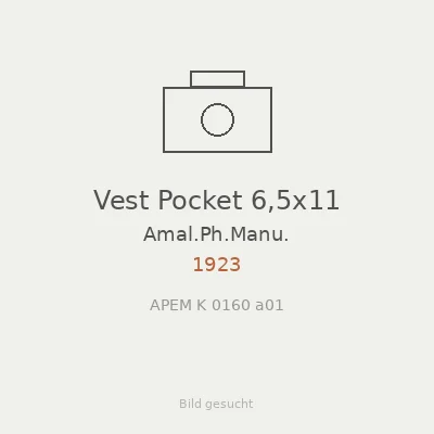 Vest Pocket 6,5x11