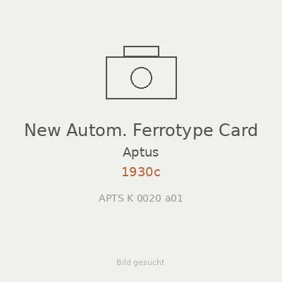 New Autom. Ferrotype Card