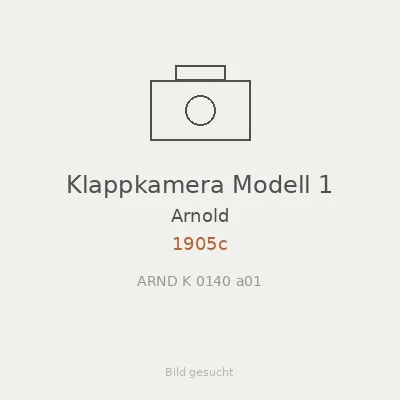 Klappkamera Modell 1