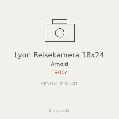Lyon Reisekamera 18x24