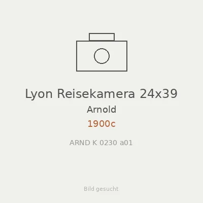 Lyon Reisekamera 24x39