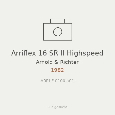 Arriflex 16 SR II Highspeed