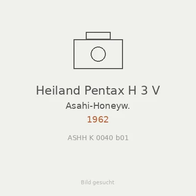 Heiland Pentax H 3 V