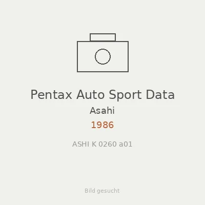 Pentax Auto Sport Data