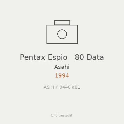 Pentax Espio   80 Data