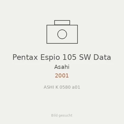 Pentax Espio 105 SW Data