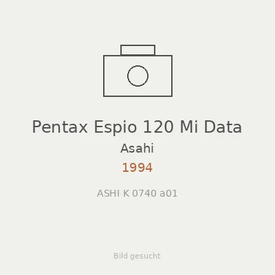Pentax Espio 120 Mi Data