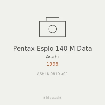 Pentax Espio 140 M Data