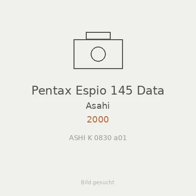 Pentax Espio 145 Data