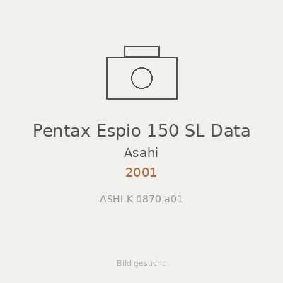 Pentax Espio 150 SL Data