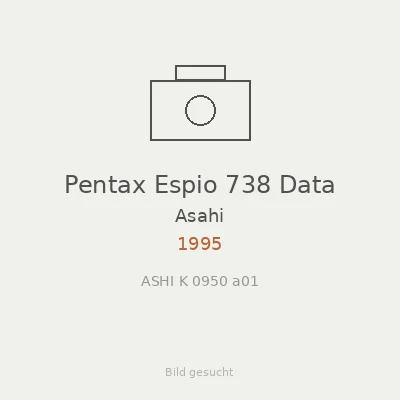 Pentax Espio 738 Data
