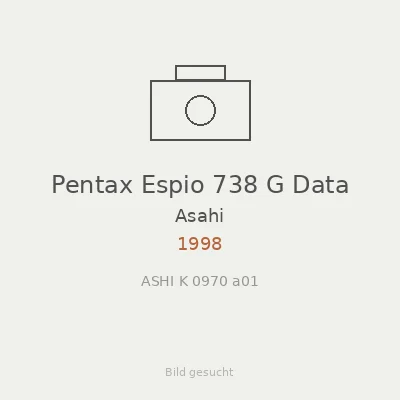 Pentax Espio 738 G Data