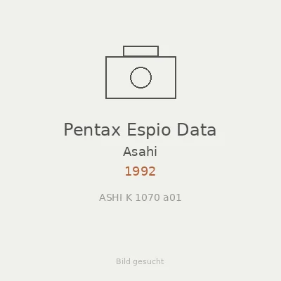 Pentax Espio Data