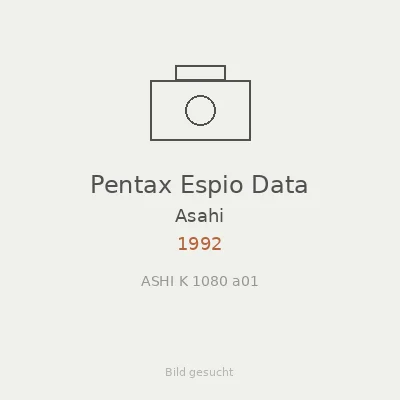 Pentax Espio Data