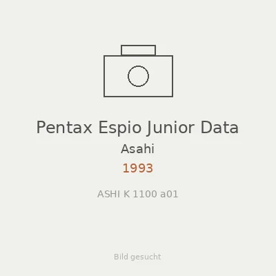 Pentax Espio Junior Data