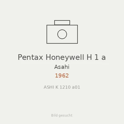 Pentax Honeywell H 1 a