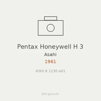 Pentax Honeywell H 3