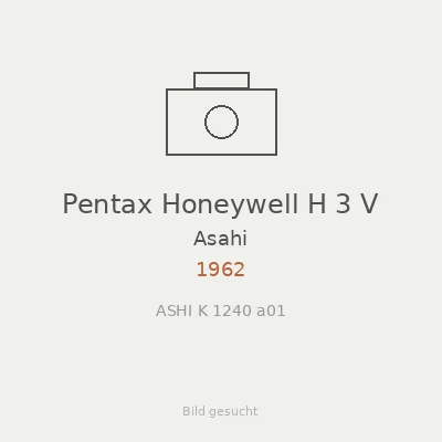Pentax Honeywell H 3 V
