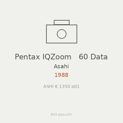 Pentax IQZoom   60 Data