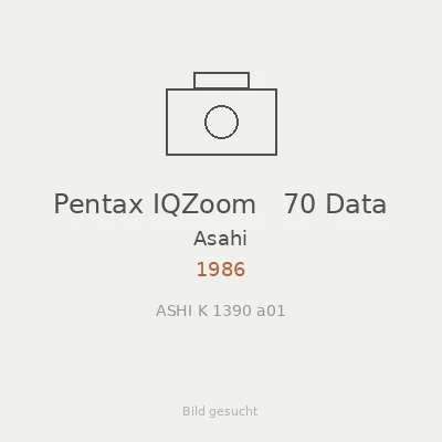 Pentax IQZoom   70 Data