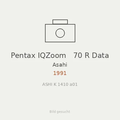 Pentax IQZoom   70 R Data