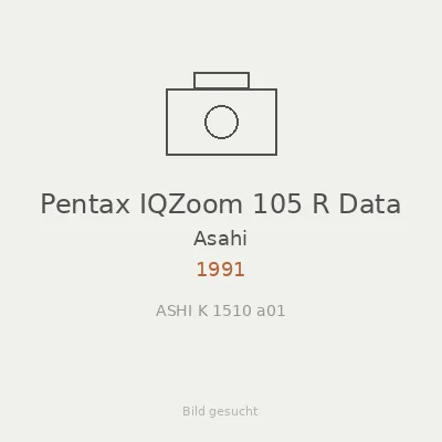 Pentax IQZoom 105 R Data