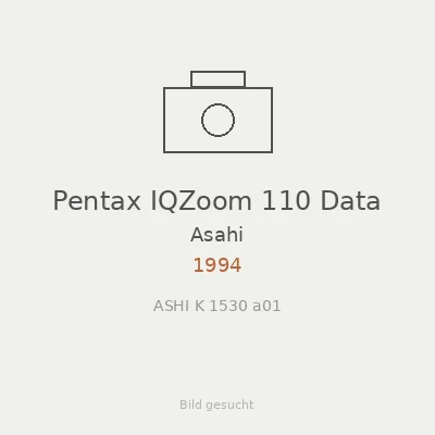 Pentax IQZoom 110 Data