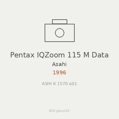 Pentax IQZoom 115 M Data