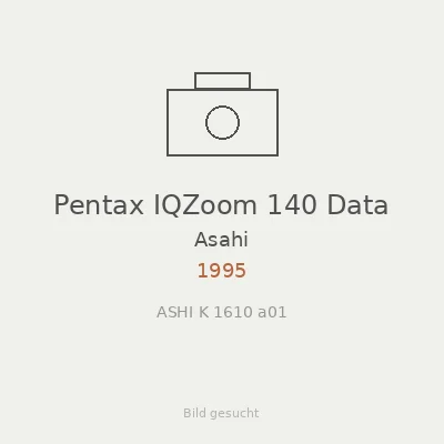 Pentax IQZoom 140 Data