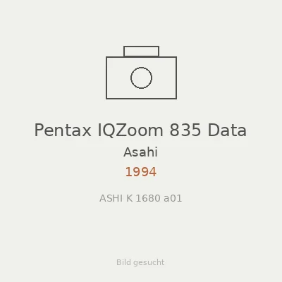 Pentax IQZoom 835 Data
