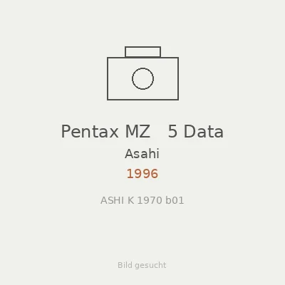 Pentax MZ   5 Data
