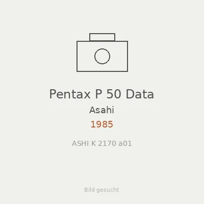 Pentax P 50 Data