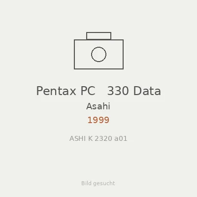 Pentax PC   330 Data