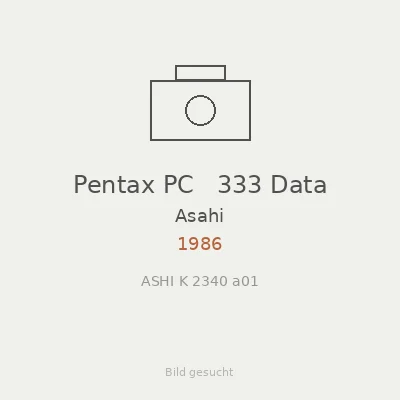 Pentax PC   333 Data