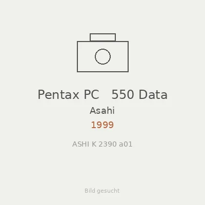 Pentax PC   550 Data