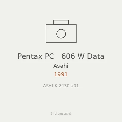 Pentax PC   606 W Data