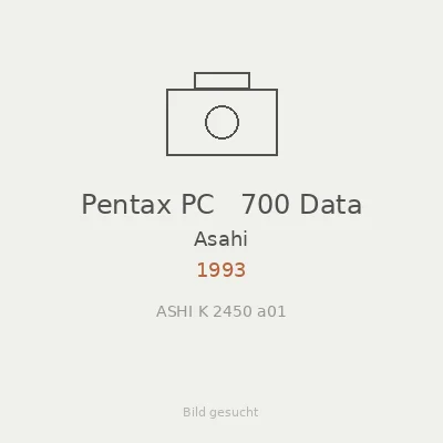 Pentax PC   700 Data