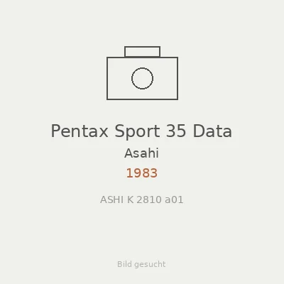 Pentax Sport 35 Data