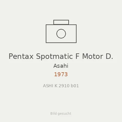 Pentax Spotmatic F Motor D.