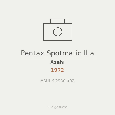 Pentax Spotmatic II a