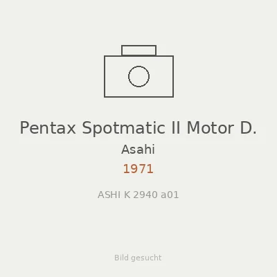 Pentax Spotmatic II Motor D.