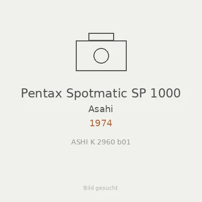 Pentax Spotmatic SP 1000