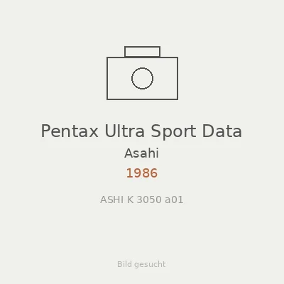 Pentax Ultra Sport Data