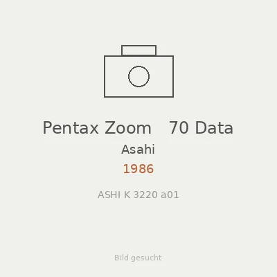 Pentax Zoom   70 Data