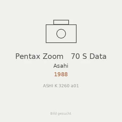 Pentax Zoom   70 S Data