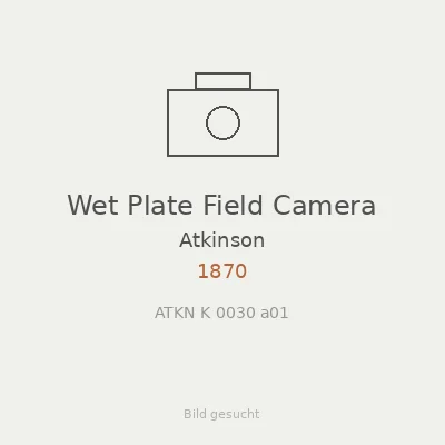 Wet Plate Field Camera