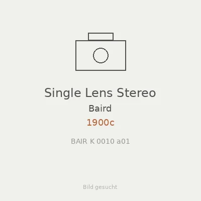 Single Lens Stereo