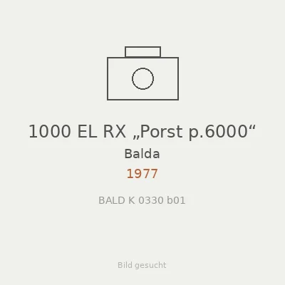 1000 EL RX „Porst p.6000“