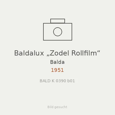 Baldalux „Zodel Rollfilm“